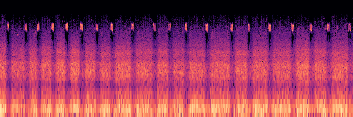 Spectrogram: Orange-Crowned Warbler Song With Chorus